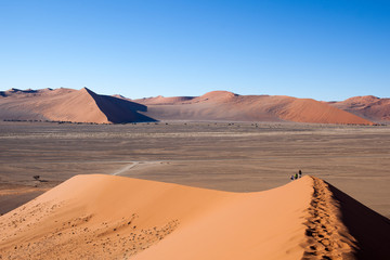 Fototapeta na wymiar Dune rosse nel deserto della Namibia