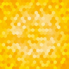 yellow hexagon background