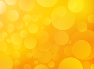 yellow orange background with bokeh