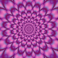 purple floral geometrical chrysanthemum seamless pattern texture background