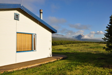 Haus bei Egilsstadir, Island