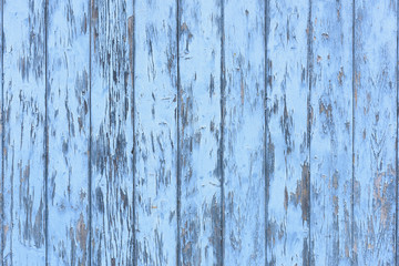 Obraz premium Blue wooden planks background
