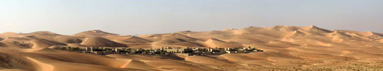 Meubelstickers Woestijnduinen van Abu Dhabi © forcdan