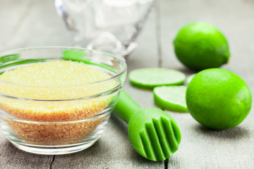 Ingredients for mojito cocktail