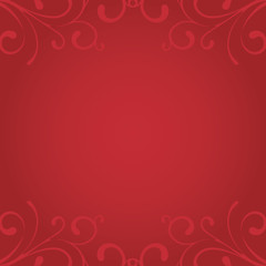 Nobel Red Background with Ornaments