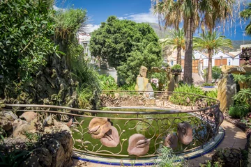 Foto op Aluminium Pond with spring at the "Parque Antonio Gómez Felipe" at Los Llanos, La Palma - Canary Islands © Neissl