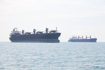Large cargo ship