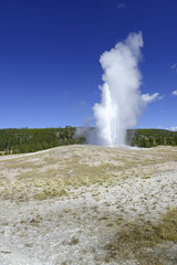 Old Faithful Geyser, Yellowstone National Park, Wyoming, USA