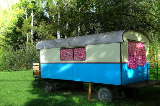 H&eacute;bergement insolite en roulotte
