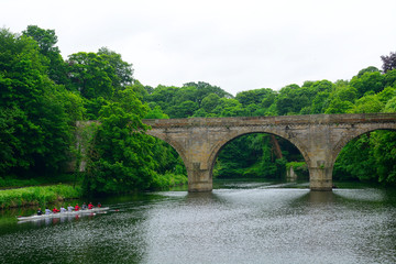Fototapeta na wymiar Bridge on River Wear, Durham, England