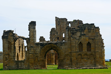 Ruins of the nunnery and the fort, Tynemouth, England