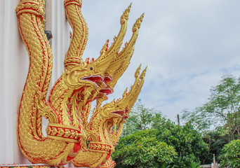 Great Serpent Thai northern style temple,