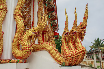 Great Serpent Thai northern style temple,