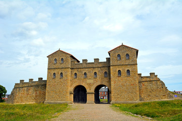 Obraz premium Arbeia Roman fort, South Shields, England