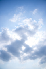 Sky with clouds