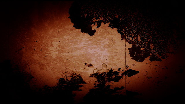 Video Background 2056: Grunge and scratches on old film leader (Video Loop).