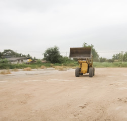 Obraz premium Loaders Loading are pieces of wood