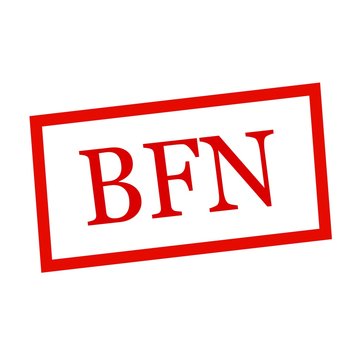 BFN red stamp text on white