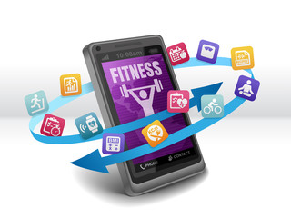 Health and Fitness Apps on Smartphone