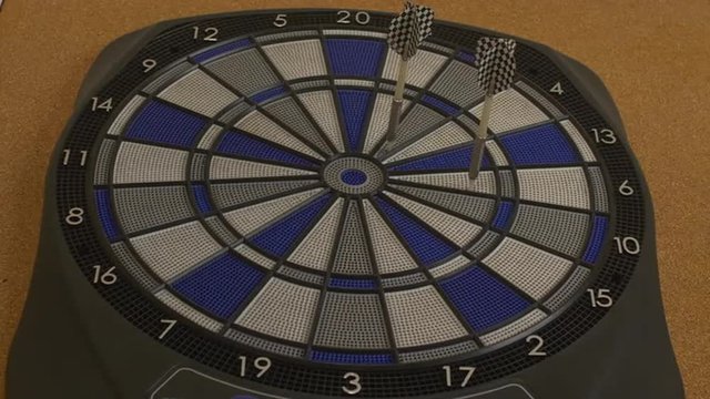 3 Darts missing the target, bad aim