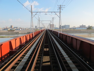Fototapeta na wymiar 阪堺電車