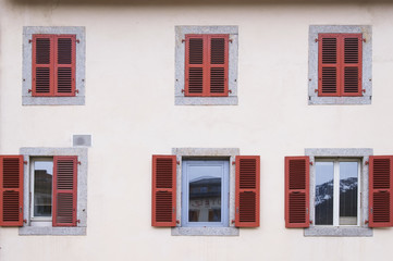 Wall with windows