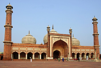Fototapeta na wymiar Grande mosquée de Delhi