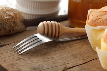 honey soft cake sweet dessert yummy bakery still life closeup