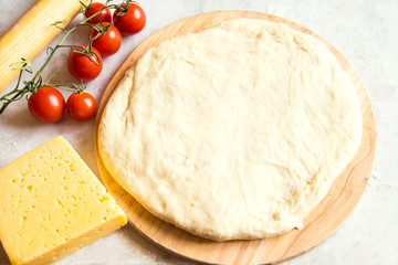 Dough for pizza