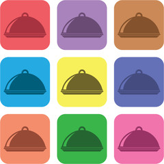 Fototapeta premium illustration of food icon