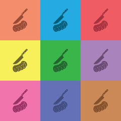 illustration of food icon