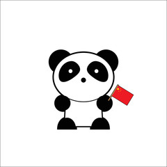 panda vector