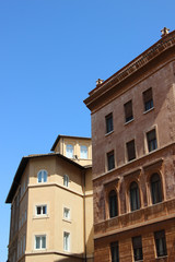 Fototapeta na wymiar Rome,Italy,Piazza Navona,houses.