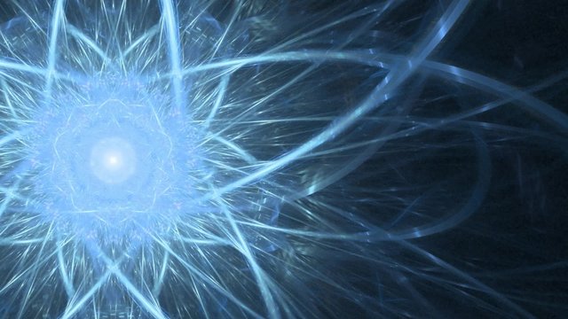 Atom abstrakte Animation 