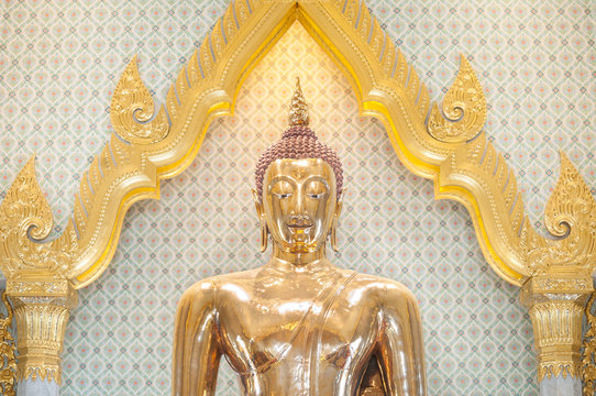 The largest solid gold Buddha statue in the world, Wat Traimit, Bangkok, Thailand