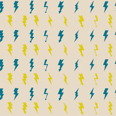 seamless background with lightning for your design