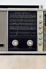 Vintage shortwave multi band transistor radio