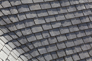 Roofs in the Castle of Vincennes, Ile-de-france, France