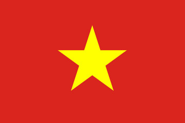 vector flag of  Vietnam 