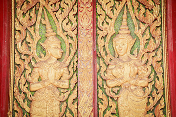 Temple door texture