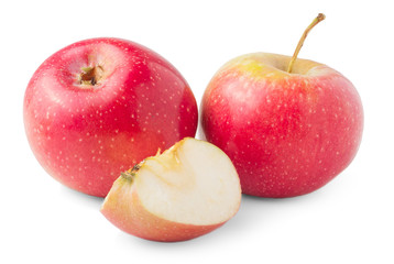 Sweet apple with slice