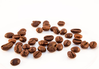 Coffee beans isolated