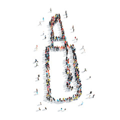 people shape  lipstick cartoon