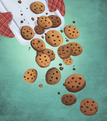 galletas de chocolate