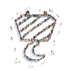 people  shape hook  crane