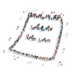 people  shape  sheet cartoon