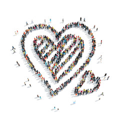 people  shape  gingerbread hearts wedding