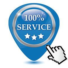 100% service icon