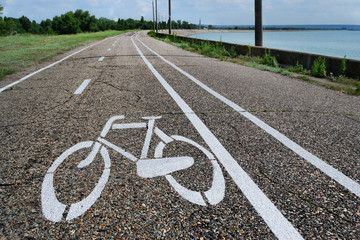 Obraz premium Bike path