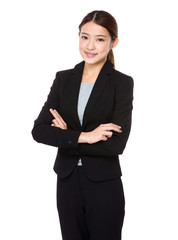 Asian young businesswoman portrait